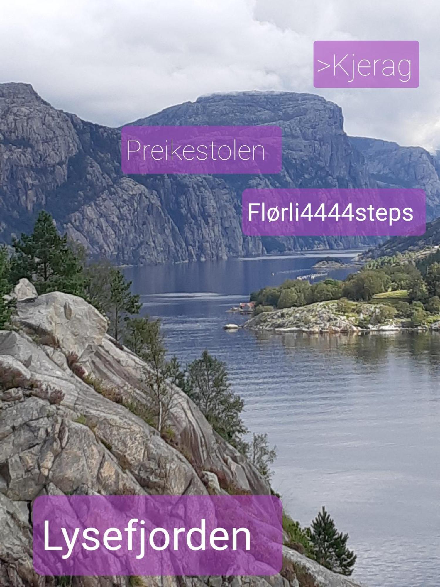 Hytte Ved Preikestolen Forsand Exteriör bild