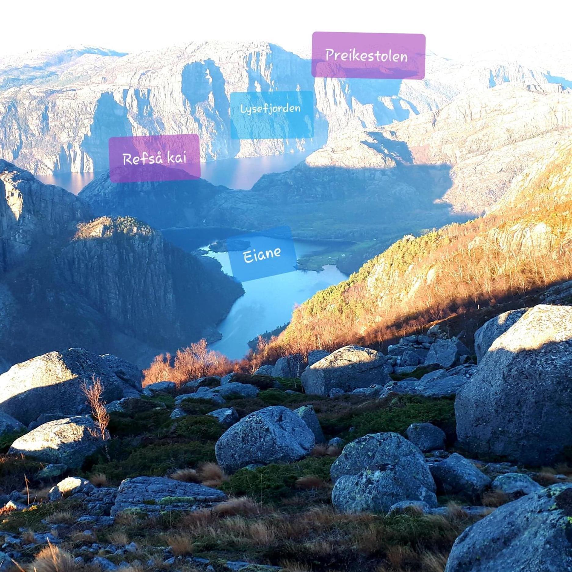 Hytte Ved Preikestolen Forsand Exteriör bild