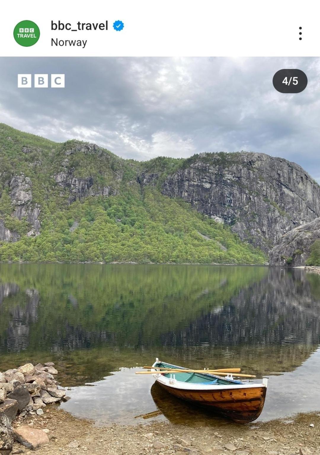 Hytte Ved Preikestolen Forsand Exteriör bild