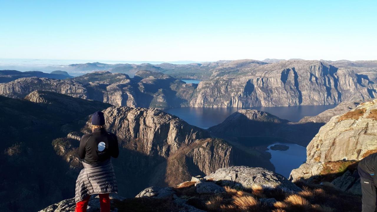 Hytte Ved Preikestolen Forsand Exteriör bild