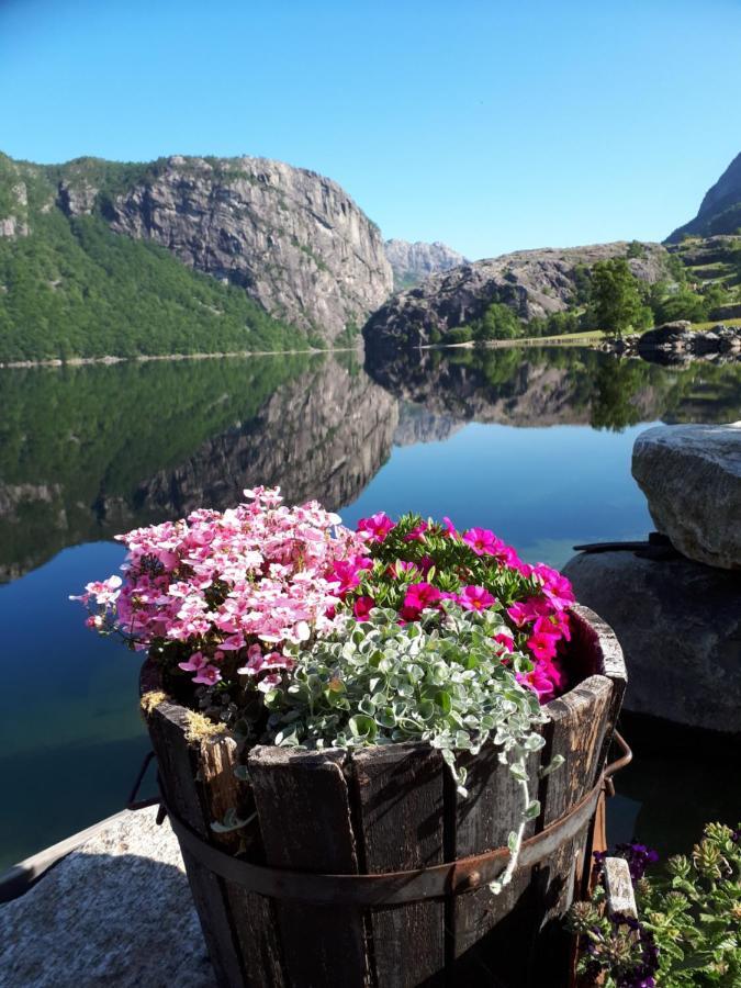 Hytte Ved Preikestolen Forsand Exteriör bild